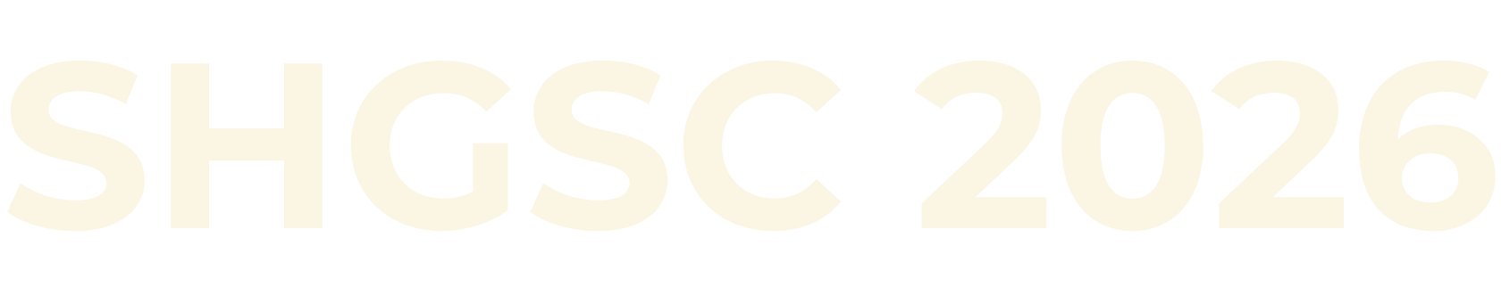 SHGSC 2026
